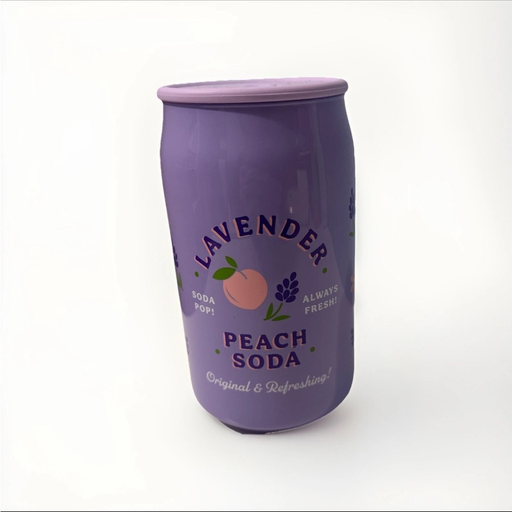 Lavender Peach Soda Can candle NEW- DW home